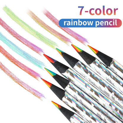 Rainbow Colored Pencils I 12 piece set with sharpener