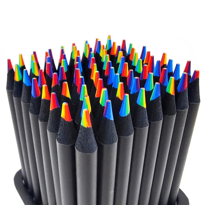 Rainbow Colored Pencils I 12 piece set with sharpener