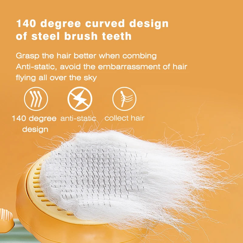 Self Cleaning Pet Grooming Brush